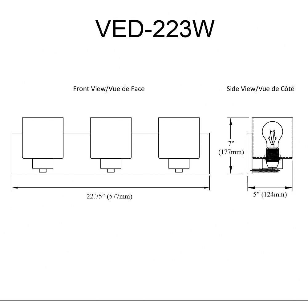 VED-223W-MB-CLR