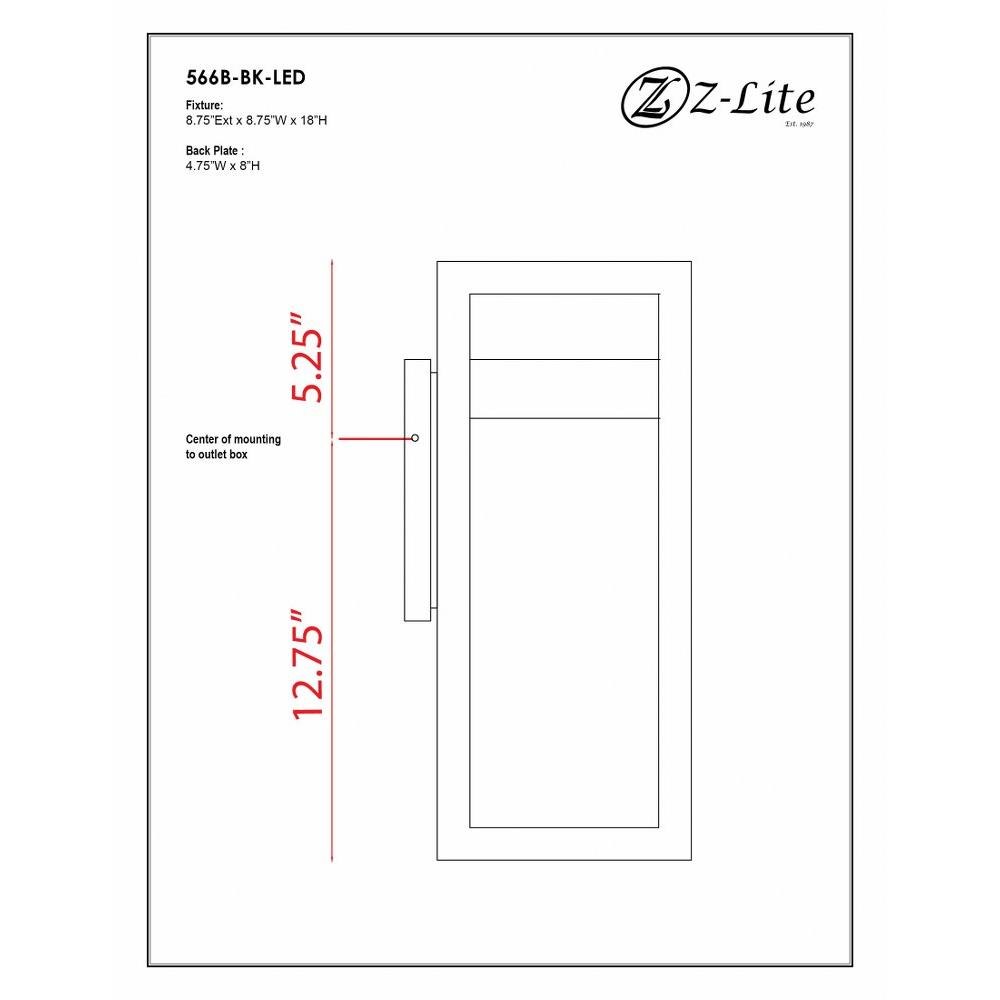 566B-BK-LED