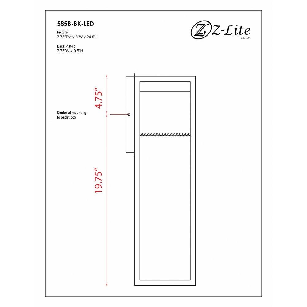 585B-BK-LED